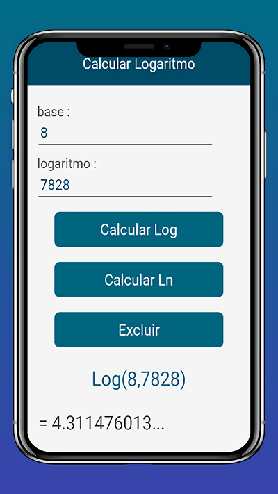 log对数计算器(Calculadora de Logaritmo)app截图1