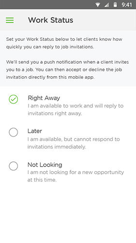 Upwork app官方版截图1