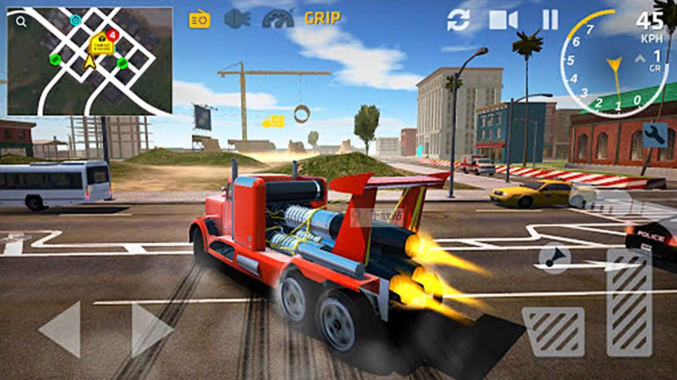 特技卡车模拟器(Stunt Truck Racing Simulator)游戏安卓版截图1